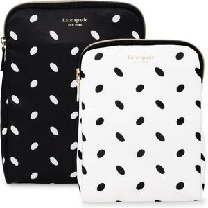 Kate Spade Black and White Polka Dot Women Lunch Snack Bags